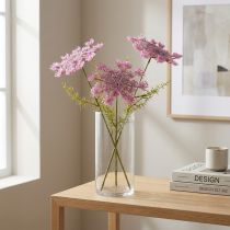 gjenstander Kunstig silkeblomst med dill for moderne interiørdesign 70 cm