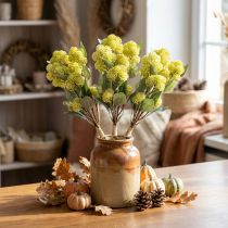 gjenstander Fat Høne Grønn Sedum Stonecrop Kunstige Blomster 41cm 3stk
