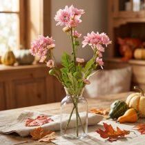 gjenstander Kunstige Blomster Kunstige Asters Silkeblomster Rosa 80cm