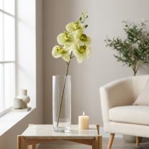 gjenstander Orkidé Kunstig Gul Grønn Phalaenopsis 85cm