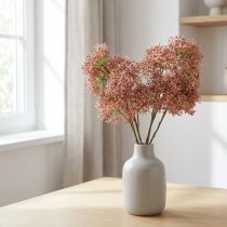 gjenstander Hyllebær kunstig rosa blomstgren 52cm 4stk