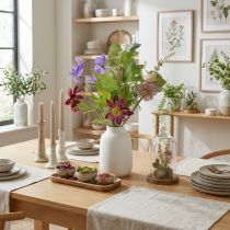 gjenstander Kunstig blomsterbukett med fargerike blomster, kunstferdig arrangert for stilig dekorasjon, 60 cm