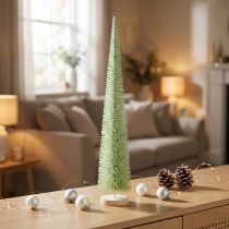 gjenstander Kunstig juletre, dekorativt tre på trebase, 60 cm