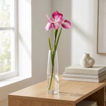 gjenstander Iris kunstig rosa 78cm
