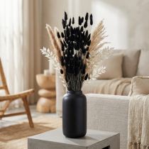 gjenstander Lagurus harehalegress, svart, dekorativt, tørket, 60 cm, 50 g