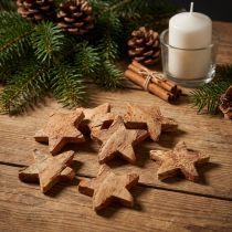 gjenstander Kokosstjernedekor naturlig julepynt natur 5,5-7cm 30 stk