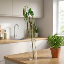 gjenstander Dekorativ gren chili gren kunstig plante pepperoni grønn rød 78cm