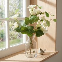 gjenstander Kunstige søte erter, hageblomster, hvite, 85 cm