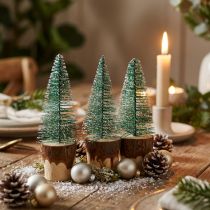 gjenstander Julepynt juletre snødd 10cm 8stk