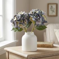 gjenstander Kunstige blomster i blå hortensia stor Ø15cm L58cm 2stk