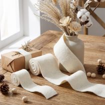 gjenstander Filtbånd ullbånd hvitt B7cm/15cm L100/100cm sett med 2