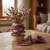 gjenstander Ull Filt Dekorativ Cord Filt Wick Thread Berry L7m Sett 2stk