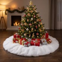 gjenstander Juletreeteppe rundt snøbunn Ø100cm
