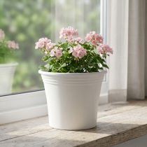 gjenstander Plastgryte “Irys” hvit Ø25cm H21cm 1 stk