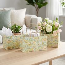 gjenstander Gavepose med håndtak gavepose mønstret 24×12×12cm 6stk