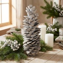 gjenstander Hvitkalkede sukkerkongler 20 cm - 30 cm