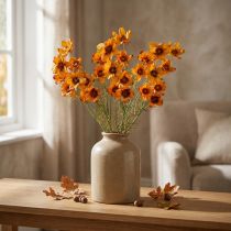 gjenstander Kunstige blomster Cosmea Orange smykkekurv H51cm 3 stk