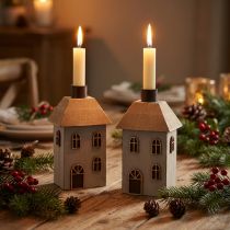 gjenstander Julelysestake for spisslys, 14,5 cm, 2 stk.