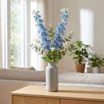 gjenstander Delphinium Kunstig i Blå Hageblomst L88cm 2stk