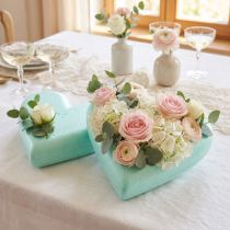 gjenstander Styrofoam hjerter 30cm 2stk