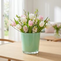 gjenstander Glasspotte Ø11,5cm H10,8cm mintgrønn