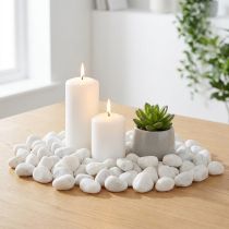 gjenstander River Pebbles Natural White 3-5cm 1kg