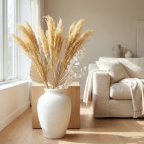 gjenstander Pampas gressgult Kunstig prydgress Tørr blomster 3 stk