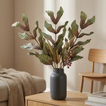gjenstander Kunstig plante deco gren grønn rødbrunt skum H68cm