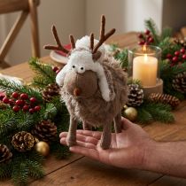 gjenstander Reinsdyr borddekorasjon Jul Julefigurdekorasjon 23cm