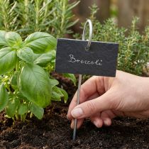 gjenstander Naturskiferplater Plugg Planteskilt Sort 25cm