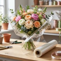 gjenstander Blomsterdekorasjonsfolie Blomsterfolie 75cm x 200m