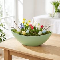 gjenstander Dekorskål, planteskål, pastellgrønn 39cm x 12cm H13cm