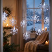 gjenstander LED vindusdekorasjon julekaldhvit for batteri 25×90cm