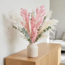 gjenstander Rosa fjærasparges (tørket dekorasjon 55-70cm)