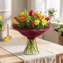 gjenstander Bukettkrage, blomstertilbehør for kreative blomsteroppsatser, 20 cm, 8 stk.