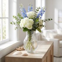 gjenstander Glassvase i dekorativ fiskeform for harmonisk romdesign, 24,5 cm