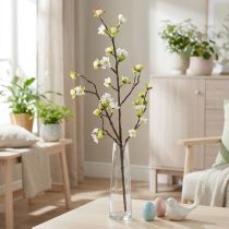 gjenstander Kirsebærblomstgren hvit 95cm