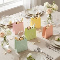 gjenstander Gavepose med blomsterdesign, liten gavepose til spesielle anledninger, 12 cm, 12 stk.