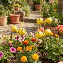 gjenstander Metalldekorasjon Maur på pinne Hagepynt Assortert 46cm 4 Stk