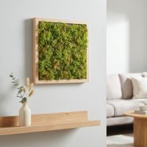 gjenstander Kunstig mose mosematte – perfekt for mosebilde lysegrønn 25×25cm
