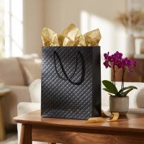 gjenstander Gavepose gavepose sort 18×10×23cm 1 stk