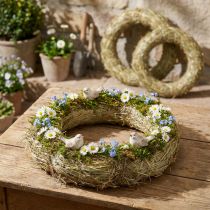 gjenstander Høykranser, borddekorasjon, naturmateriale, Ø 31-32 cm, sett med 5
