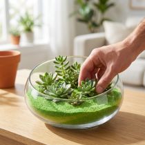gjenstander Farge sand 0,1mm - 0,5mm grønn 2kg