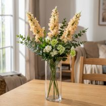 gjenstander Snapdragon Artificial Flower Silke Flower Snapdragons Pink Cream L92cm