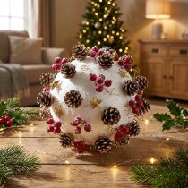 gjenstander Styrofoam ball Ø20cm hvit 2 stk