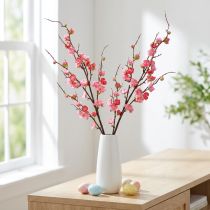 gjenstander Kirsebærblomst gren Dekorasjon Kunstig gren Mørk Rosa 96cm 2stk