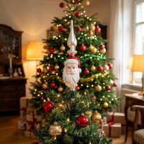 gjenstander Tre topper glass Juletre topper 34cm