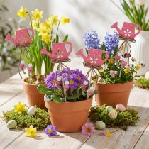 gjenstander Blomsterplugg prikket vannkanne dekorativt tre 4,5×7cm 10 stk