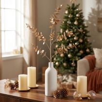 gjenstander Eucalyptus kunstig eukalyptusgren metallic L105cm