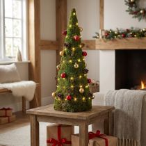 gjenstander Juletre mosetre dekorasjon i grønn natur Ø25cm H70cm
